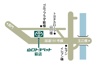萩店　地図